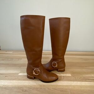 Size 5 Tori Burch Tan/Brown Riding Boots